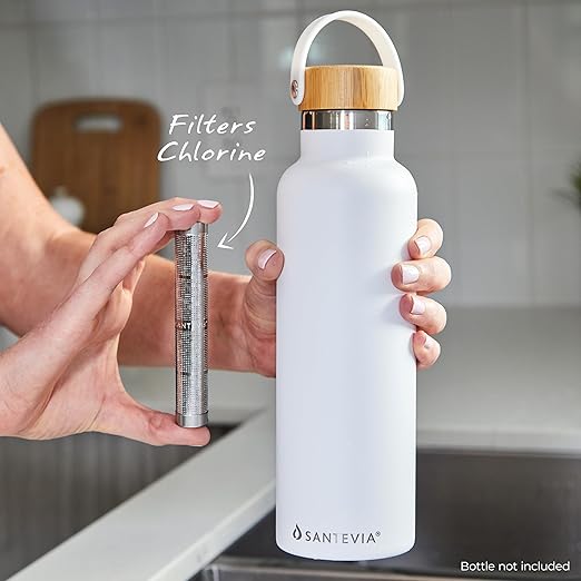 Bouteille en acier inoxydable (blanche), 750 ml - Santevia Systems