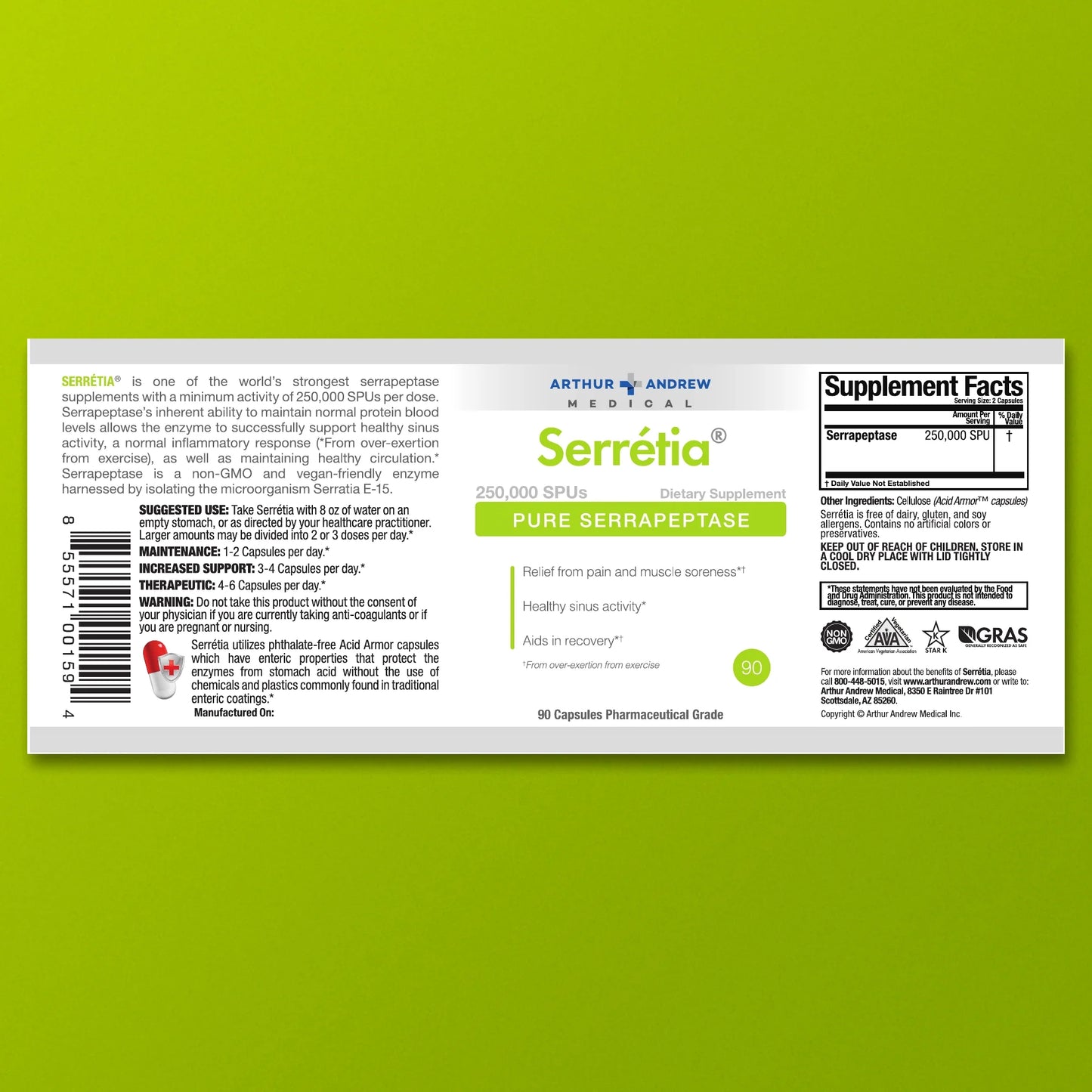 Serretia, 60s - Arthur Andrew Medical