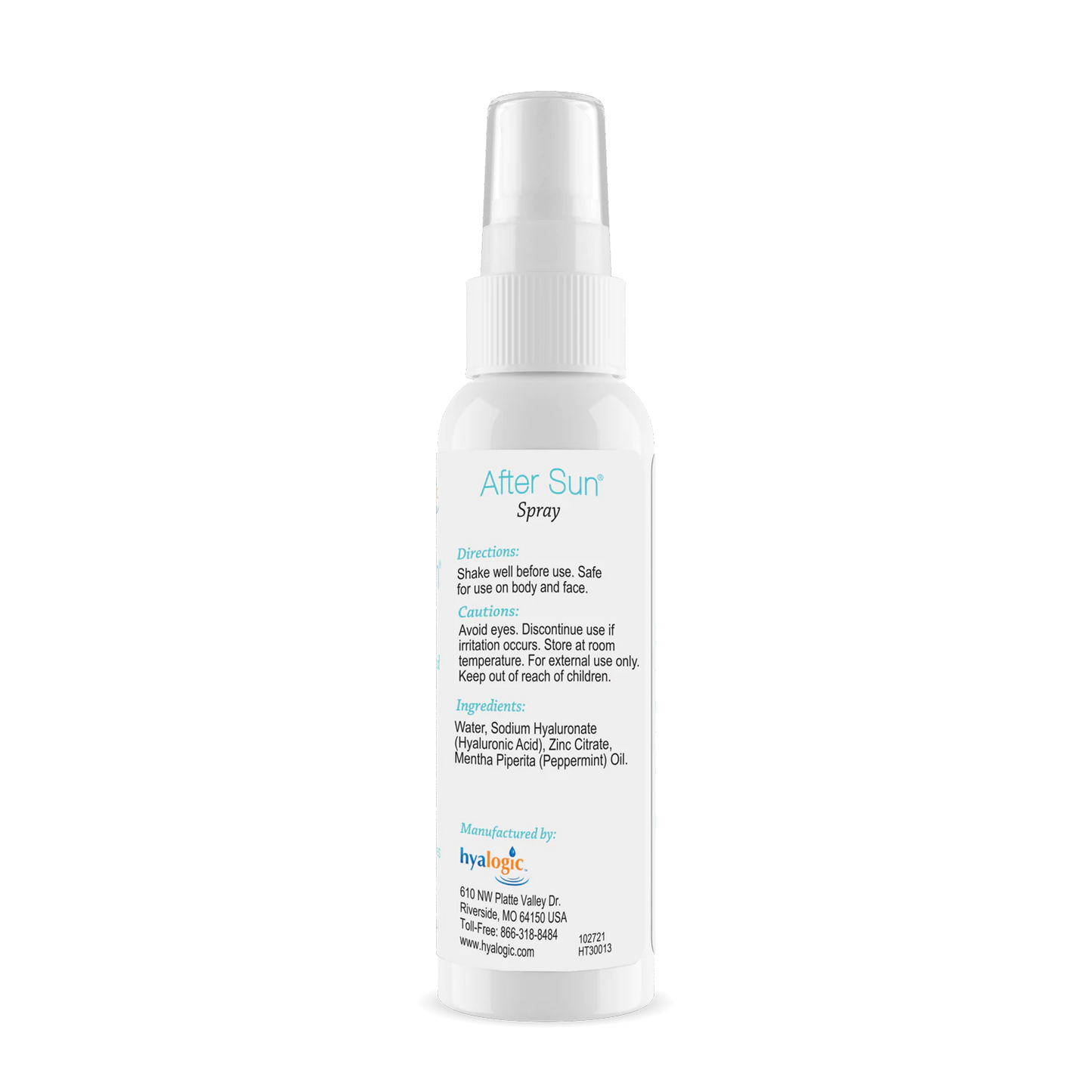 After Sun Spray, 118ml - Hyalogic