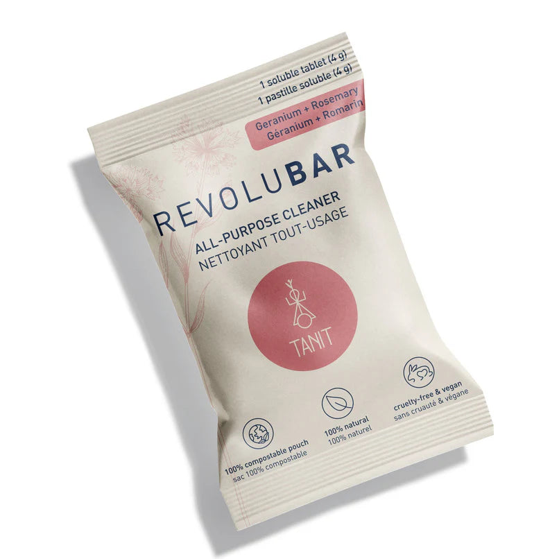 All-Purpose Cleaner, Geranium+Rosemary, 20pk - Tanit