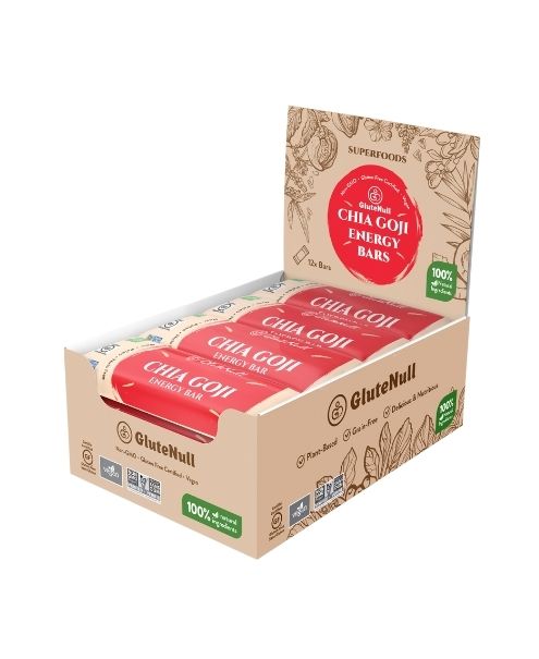 Chia Goji Bar, 12/Pk - Glutenull