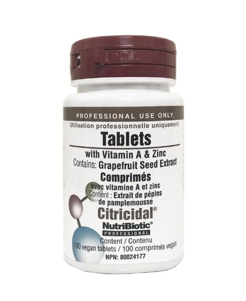 Citricidal GSE Tablets, 100's - Nutribiotic Pro