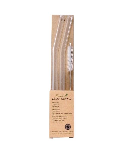 Combo Smoothie Straws 10" - Enviro Glass Straws