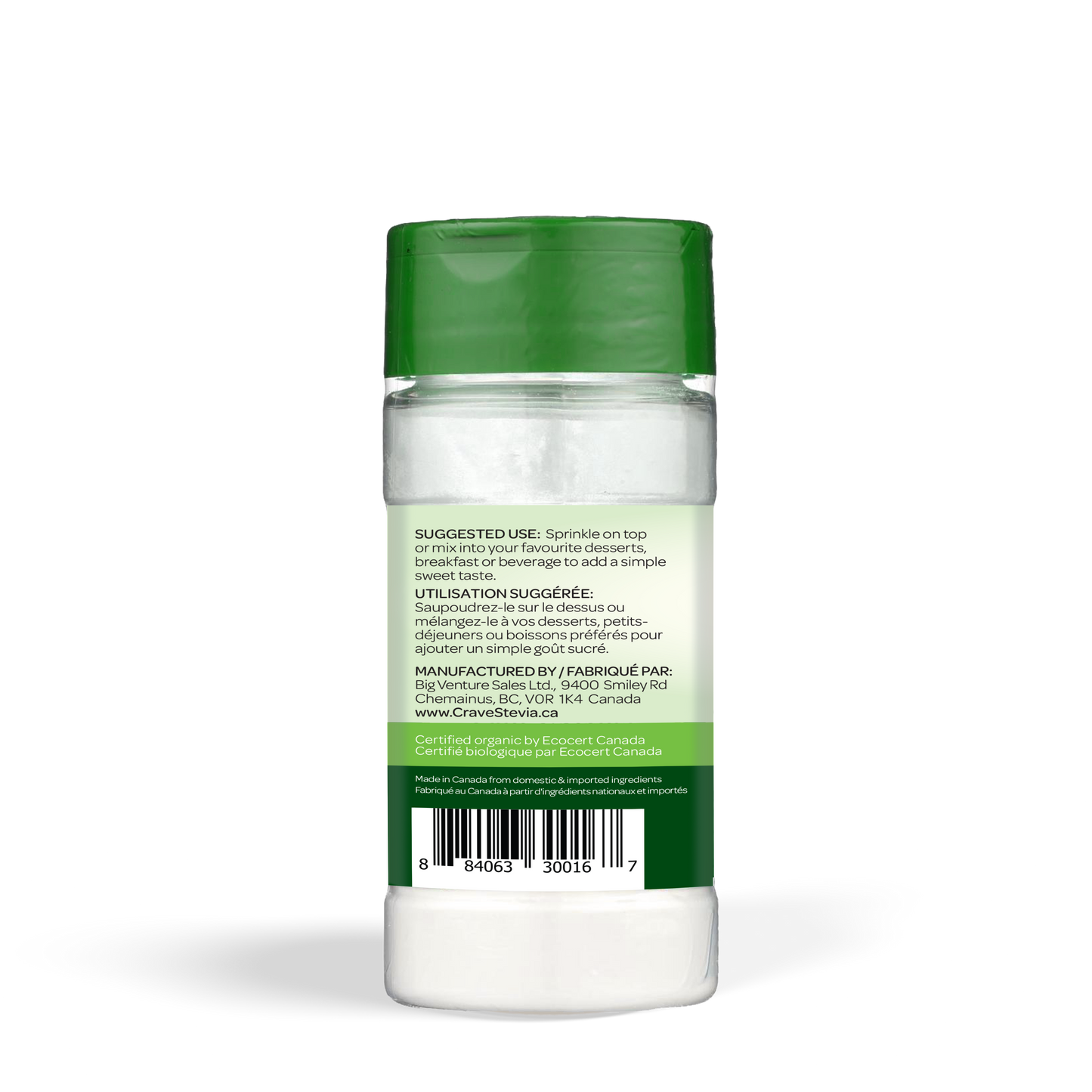 Crave Stevia Flavour Shakers Chili Lime, 60g