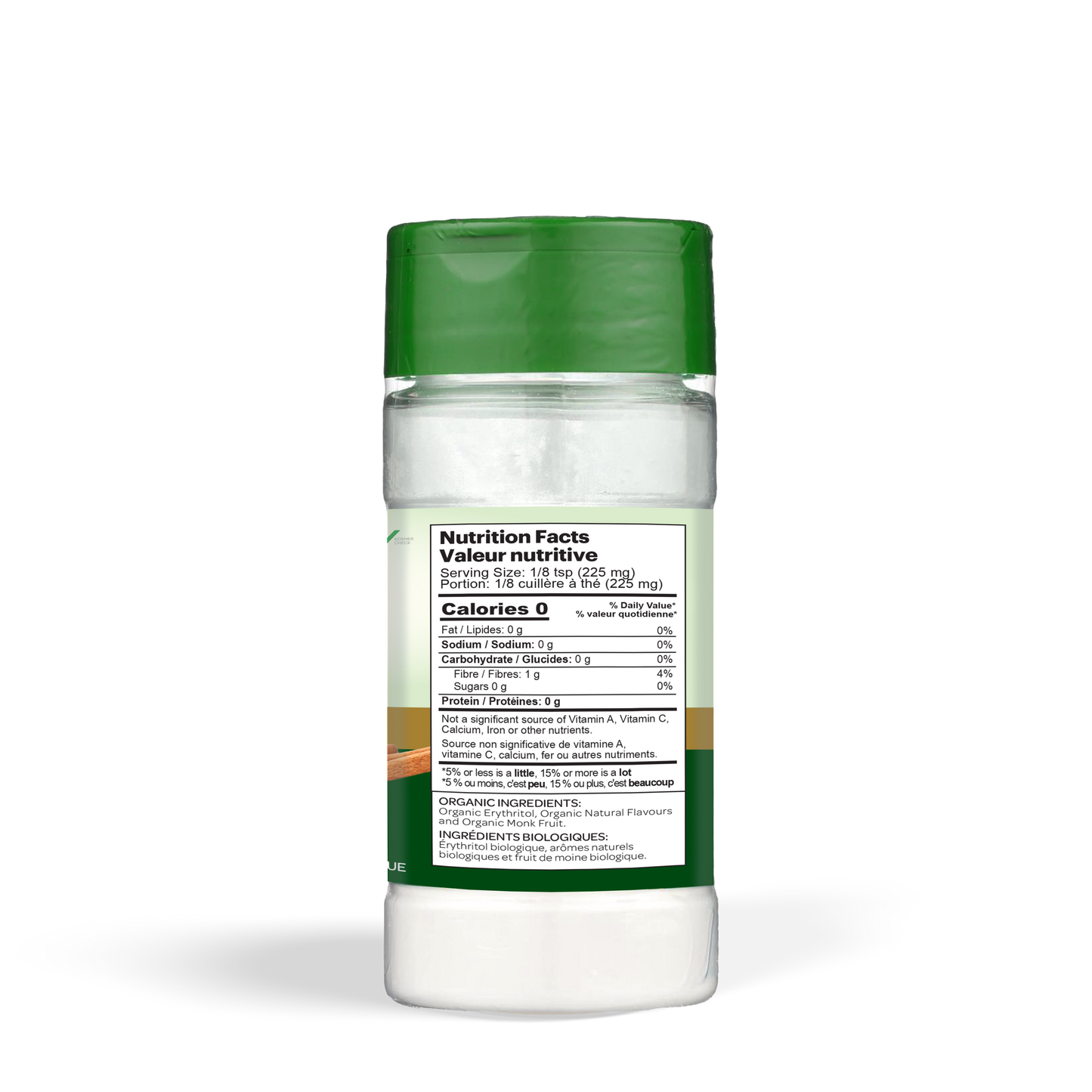 Crave Stevia Shaker Flavour Cinnamon, 60g