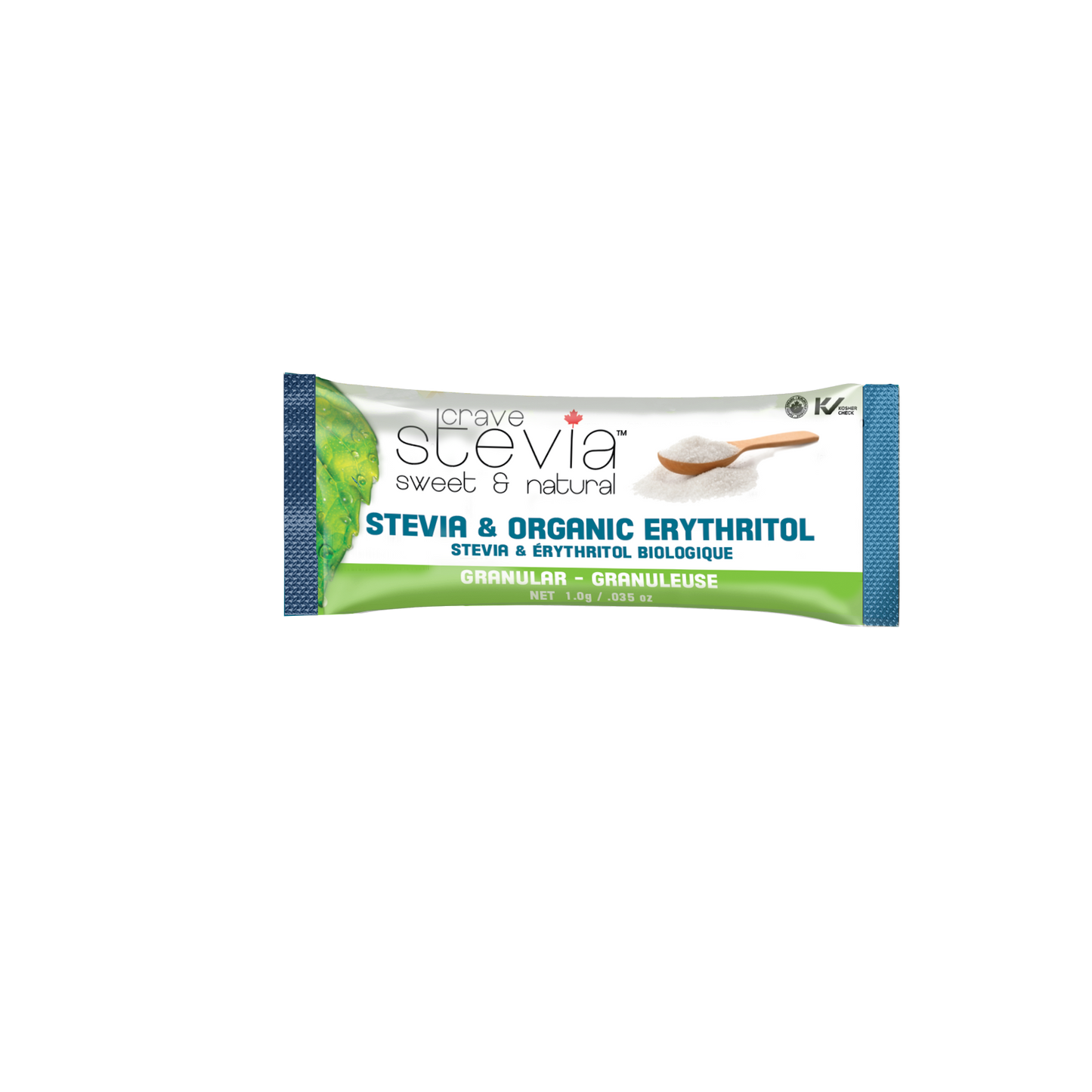 Organic Stevia & Erythritol Packets 70Ct - Crave Stevia
