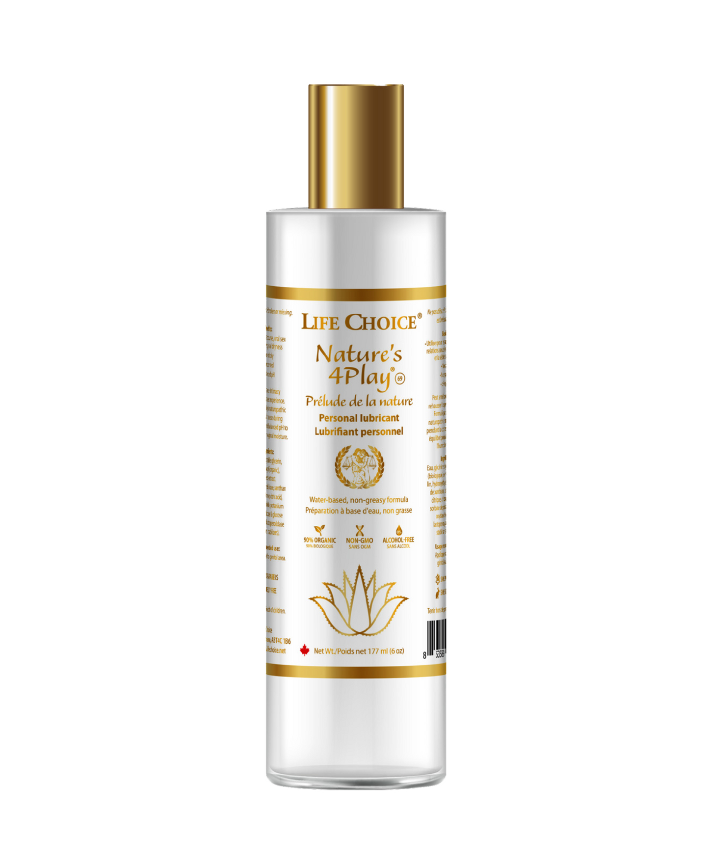 Nature's 4-Play, Personal Lubricant, 6 oz - Life Choice