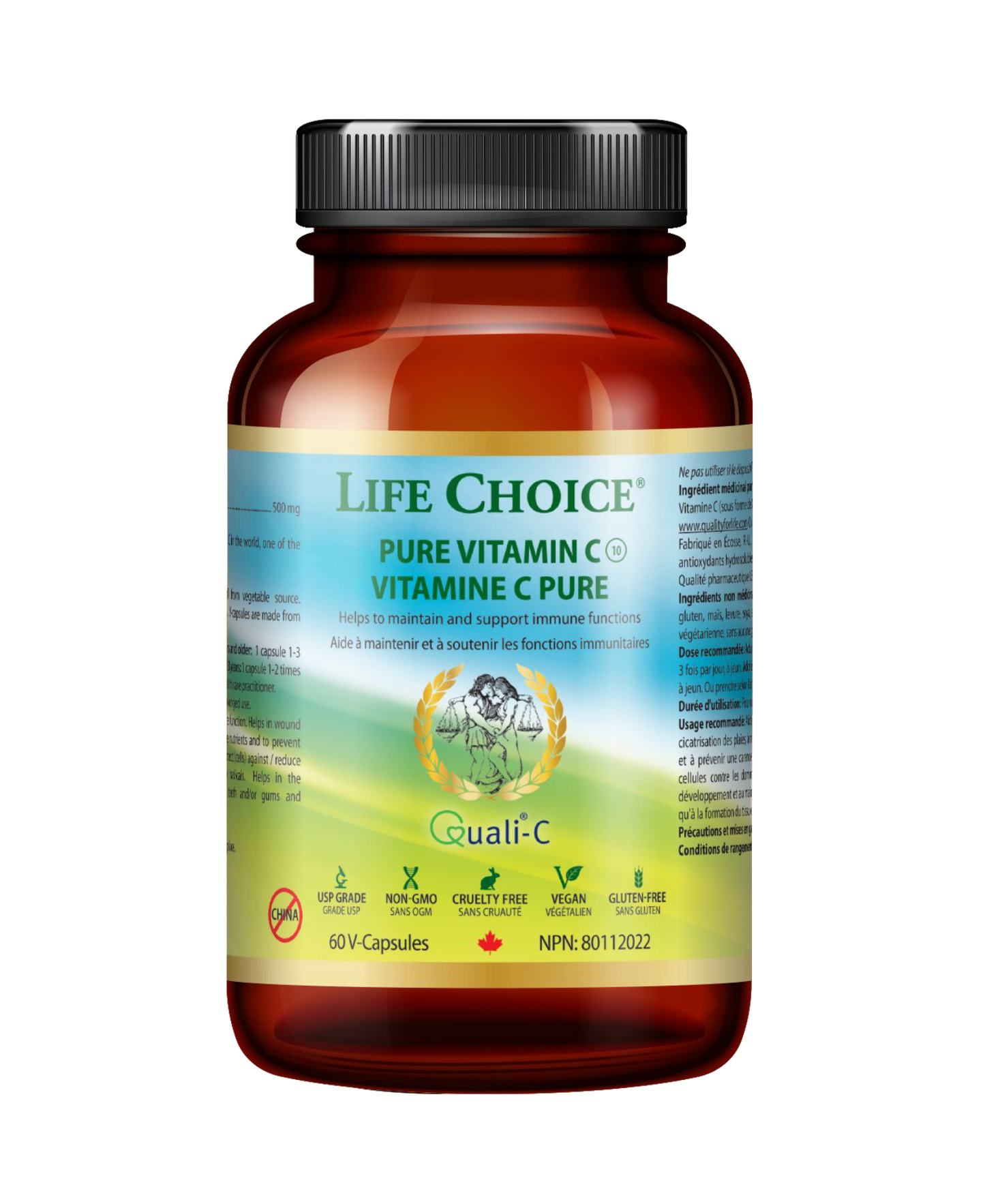 Pure Vitamin C 60vcaps - Life Choice