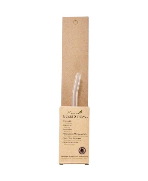 Reg. Straw 6" Bent - Enviro Glass Straws