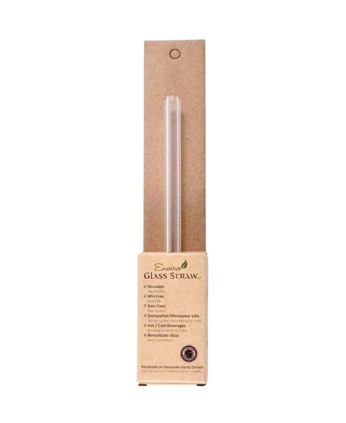 Reg. Straw 8" Straight - Enviro Glass Straws