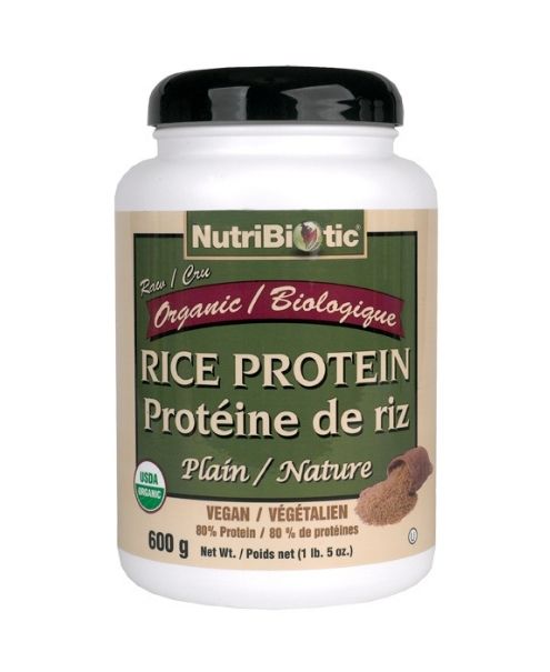 Rice Protein Organic (Vanil), 600g - Nutribiotic