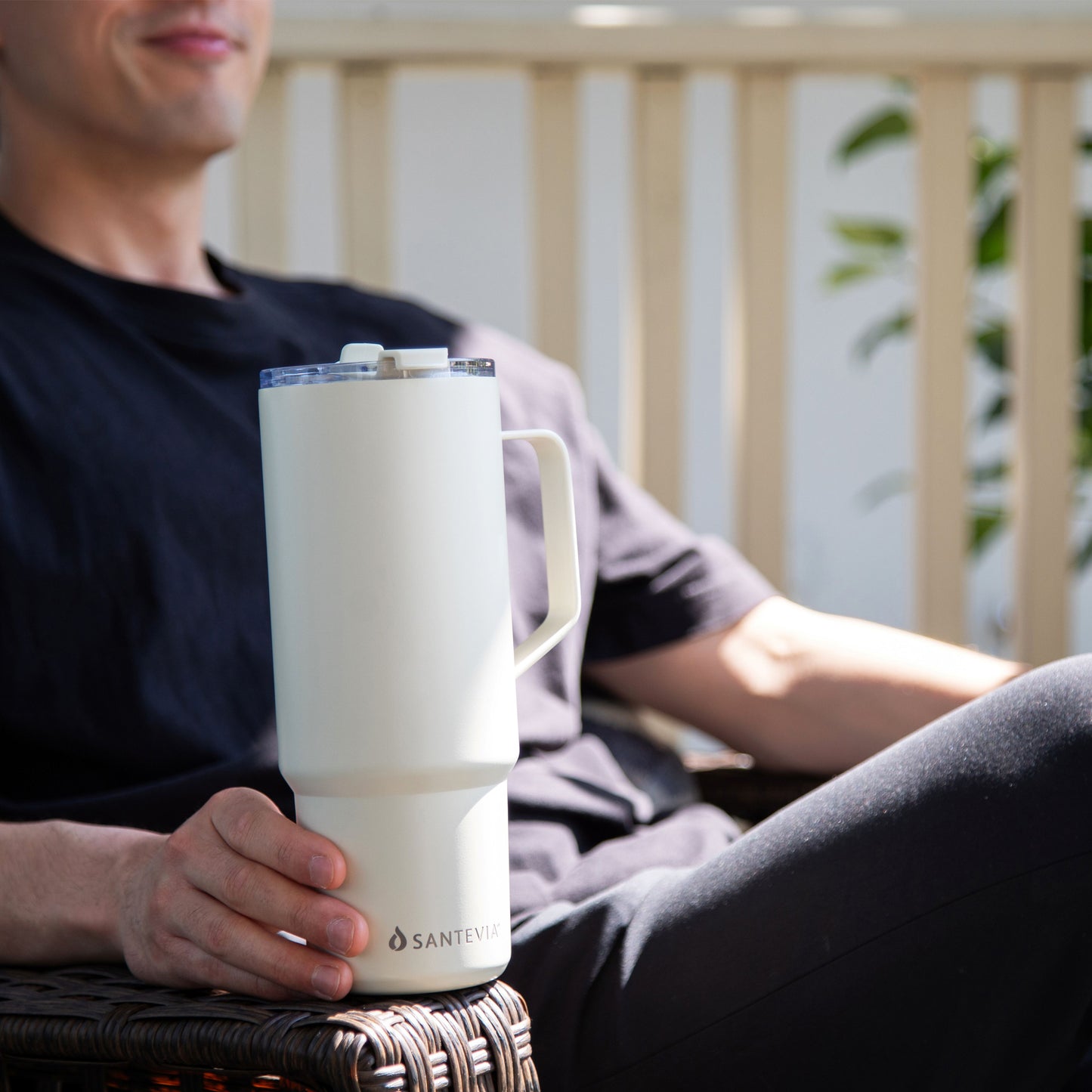 Stainless Steel Tumbler 900 mL - Lavender - Santevia Systems
