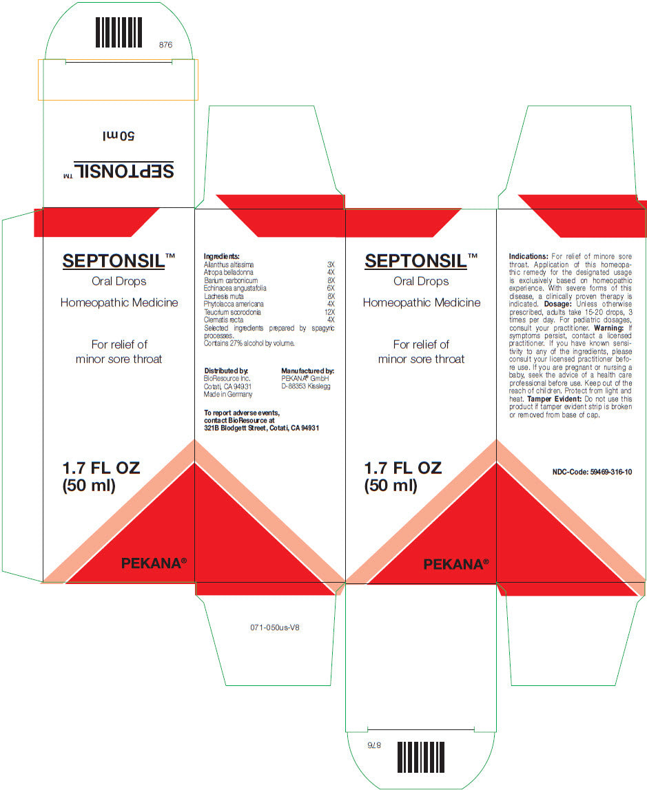 Septonsil Drops, 50ml - Pekana