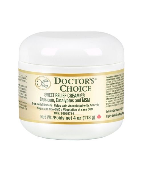 Sweet Relief Msm Cream, 113g - Dr. Choice