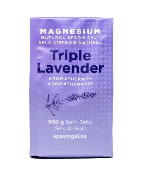 Triple Lavender Bath Salt, 500g - Epsomgel
