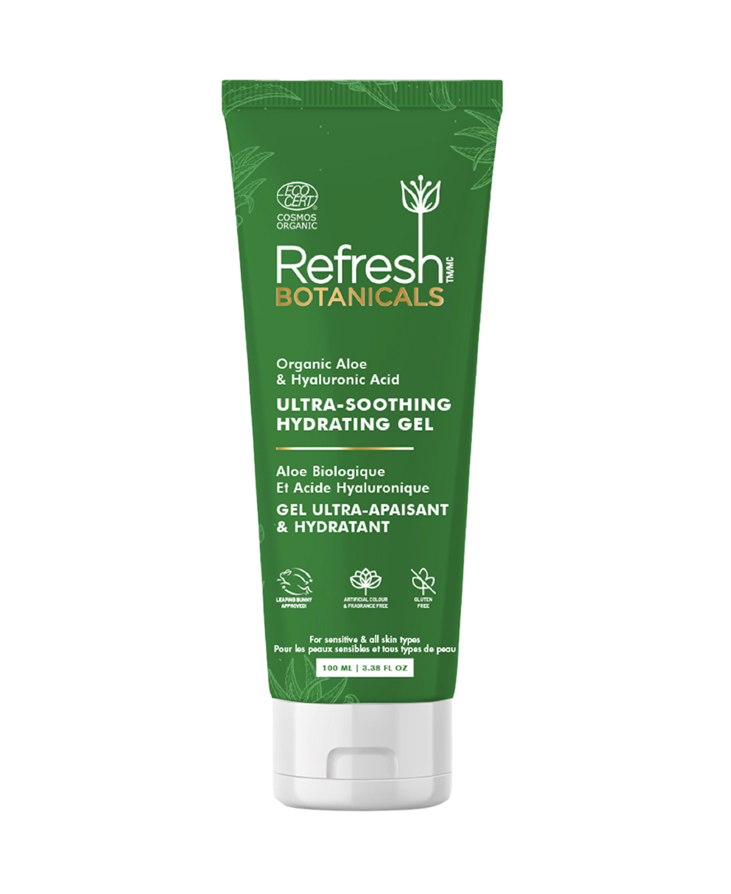Ultra Soothing & Hydrating Gel, 100ml - Refresh Botanicals