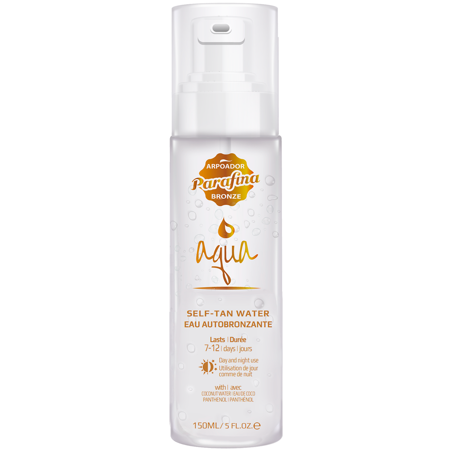 Aqua Water Self Tanning, 150ml - Parafina Bronze