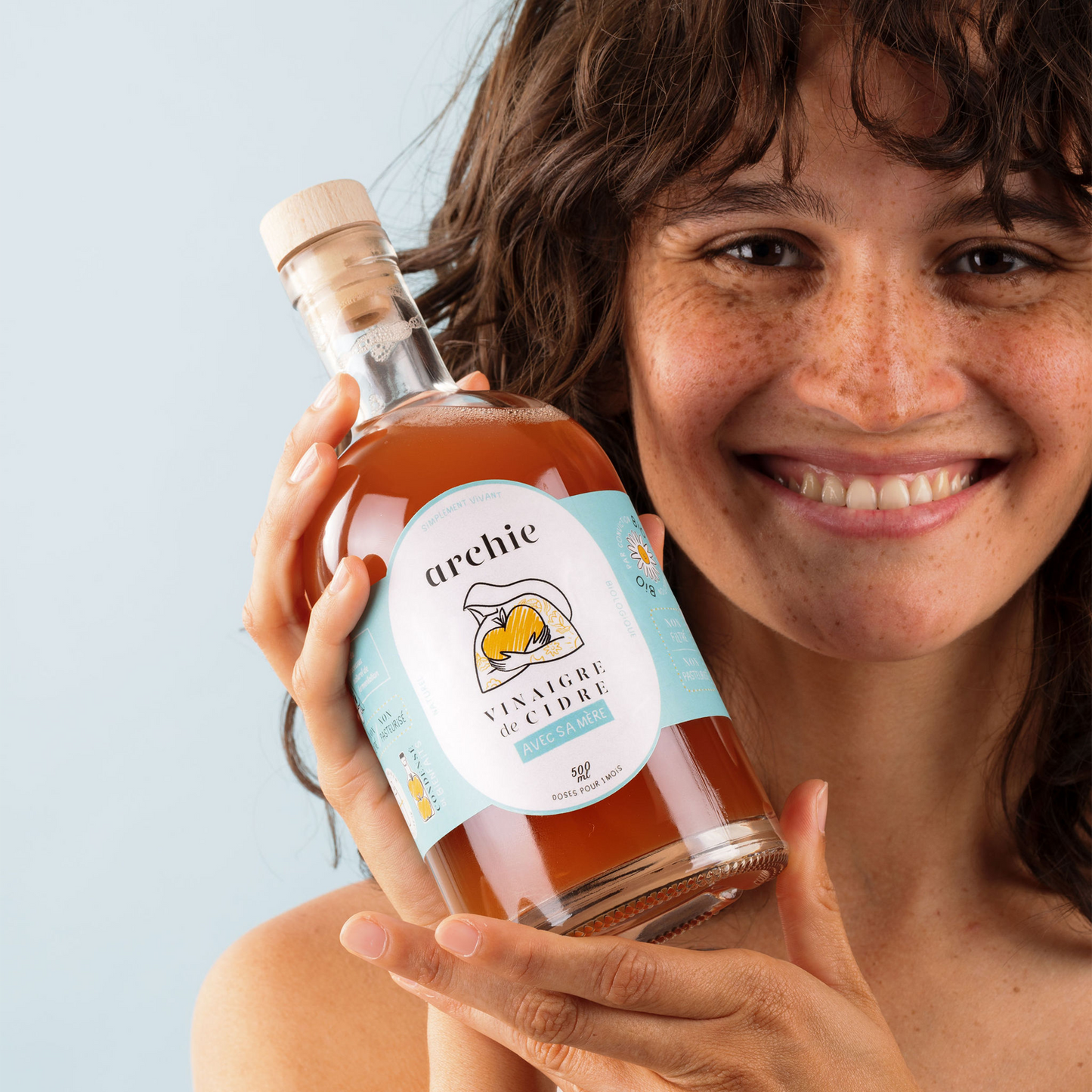 Raw & Organic Apple Cider Vinegar,Export Version, 500Ml - Archie