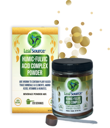 Humic-Fulvic Acid Complex, 60g (Glass) - LeafSource