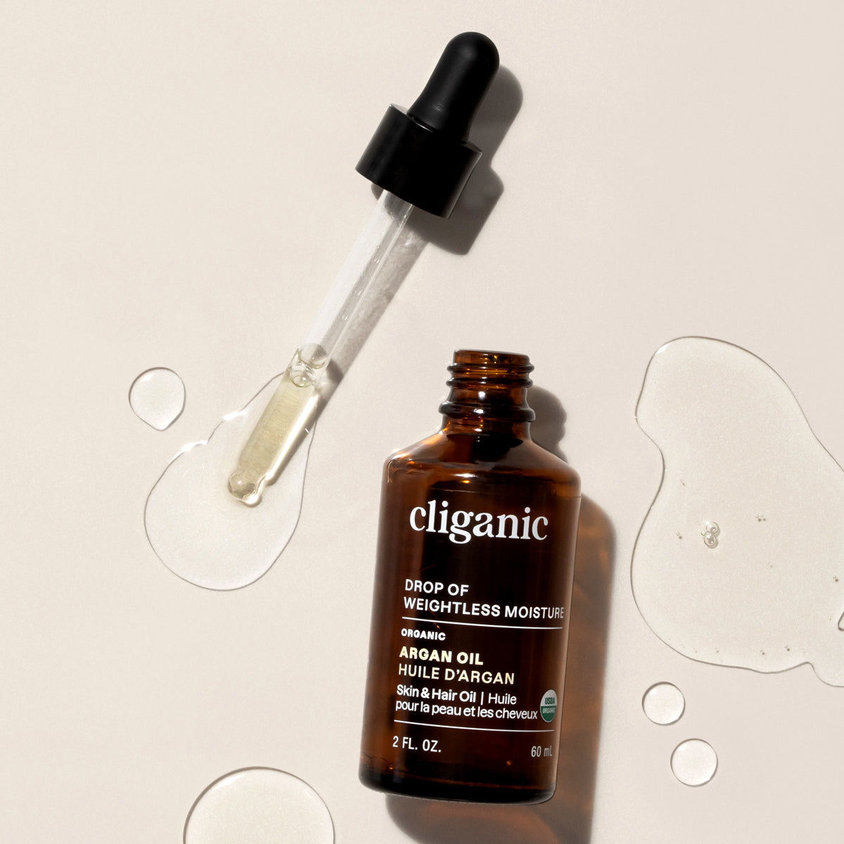 Organic Argan Oil, 60ml - Cliganic