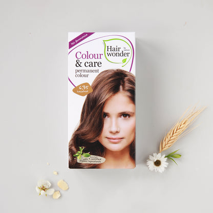 Colour & Care Dark Copper Brown 3.44, 100ml - Hairwonder