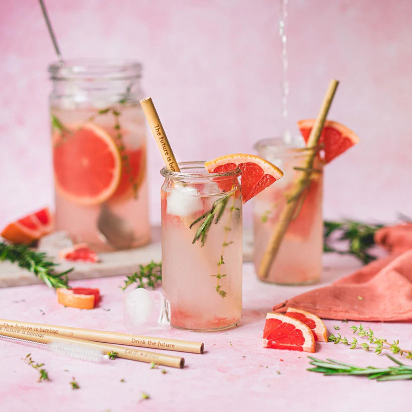 Bamboo Straws 6/Pk - The Future Is Bamboo