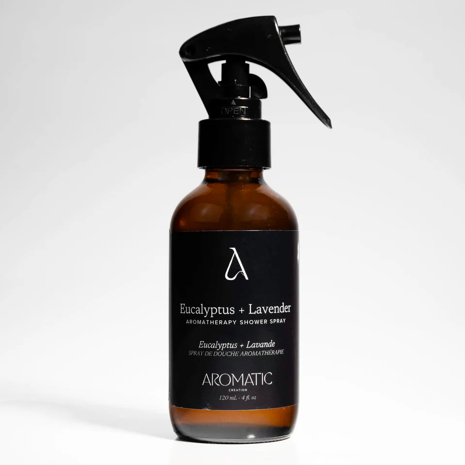 Eucalyptus + Lavender Aromatherapy Shower Spray 120m - Aromatic Creation