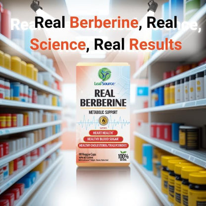 Real Berberine, 90 vcap - LeafSource