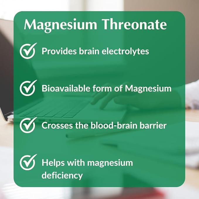 Thréonate de magnésium, 90 gélules végétales - Provita