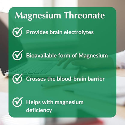 Thréonate de magnésium, 90 gélules végétales - Provita