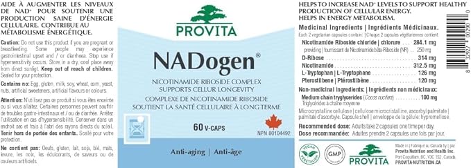 Nadogen, 60 capsules végétales - Provita
