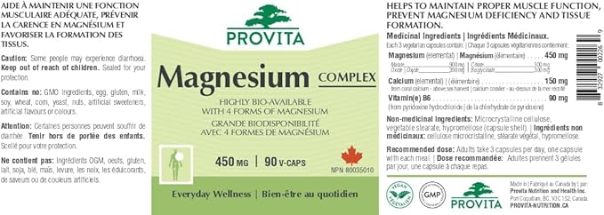 Magnésium Pro 90 gélules - Provita