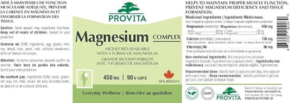 Magnésium Pro 90 gélules - Provita