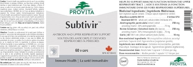 Subitivir, 60 vcaps - Provita