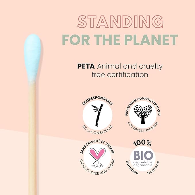 Cotton Swabs, 12/Box - The Future Is Bamboo