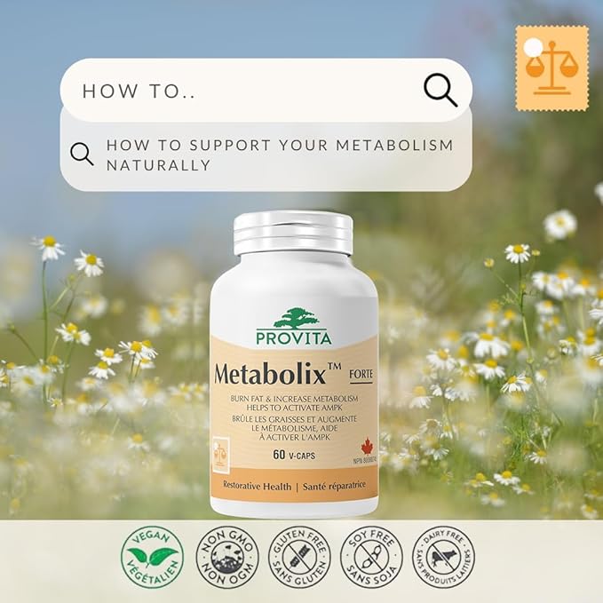 Metabolix AMPK 60 gélules - Provita