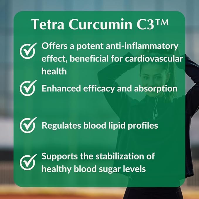 Tétra Curcumine C3, 60 gélules végétales - Provita