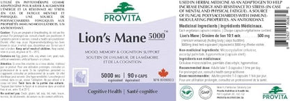 Lion's Mane 5000, 90 caps - Provita