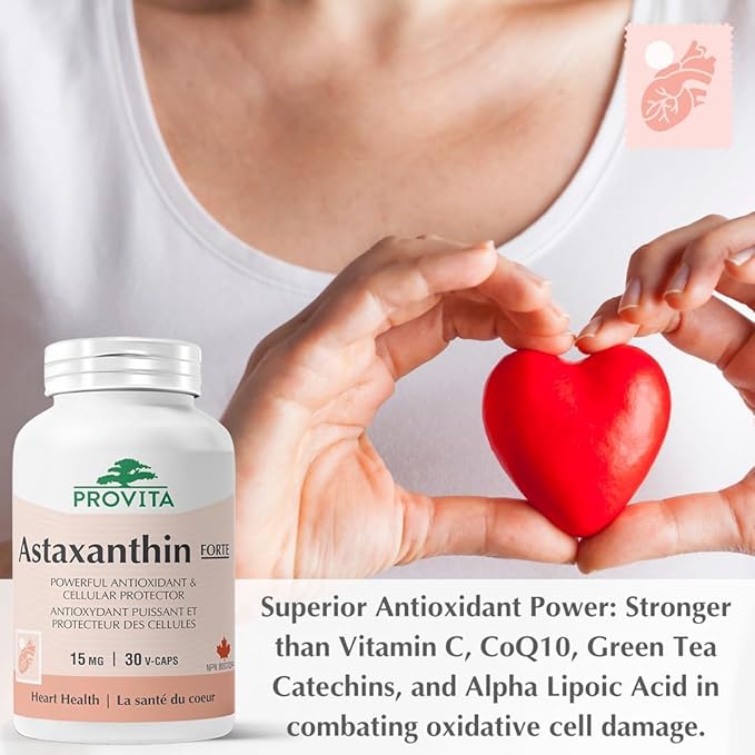 Astaxanthine Forte 30 gélules végétales - Provita