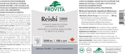 Reishi 5000, 180 caps - Provita