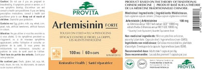 Artémisinine Forte 60 gélules - Provita