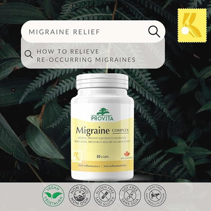 Migraine 60 gélules - Provita