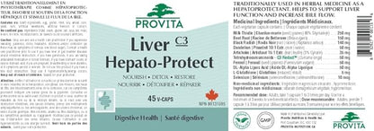 Hepato-Protect Foie 45 gélules - Provita