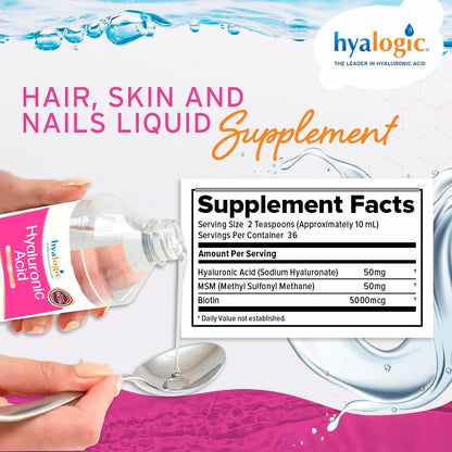 Advanced Formula Hair, Skin & Nail, 354ml - Hyalogic