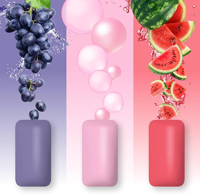 Jumbo Gum - Grape, Bubblegum & Watermelon, 20ct, 10/tray - The Pur Company