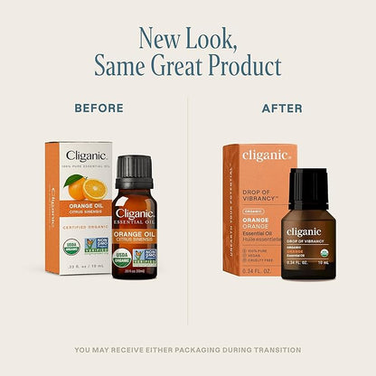 Organic Orange Oil, 10ml - Cliganic