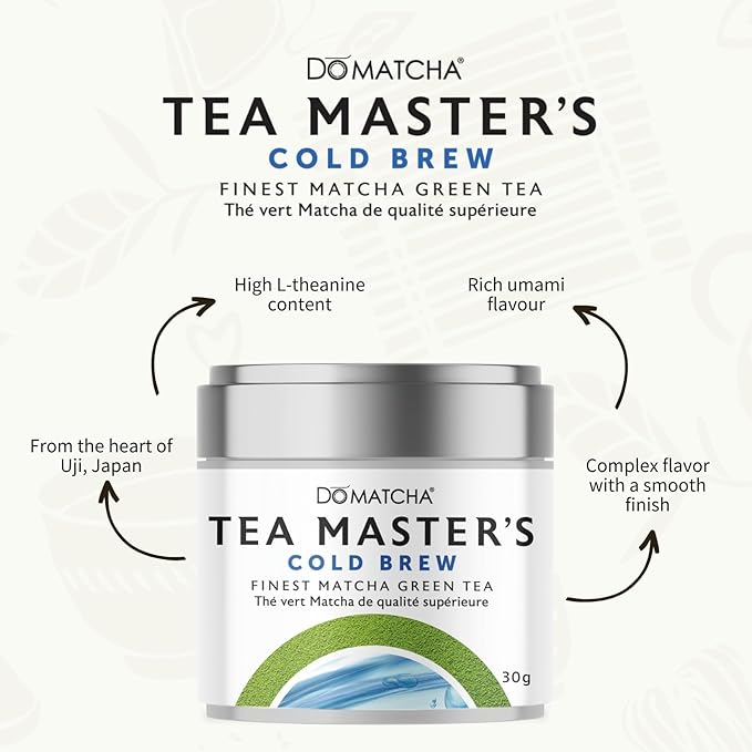 DōMatcha® Cold Brew Matcha, Tin, 30 g