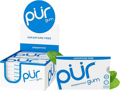 Peppermint Blister Pack 9ct, 2/tray - The Pur Company