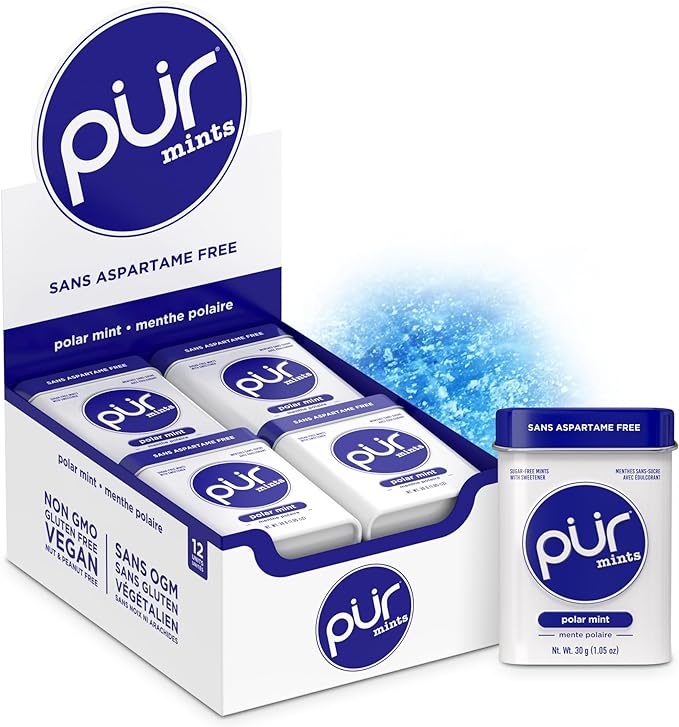 Mints - Polar Mint, 30ct, 12/tray - The Pur Company