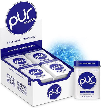 Mints - Polar Mint, 30ct, 12/tray - The Pur Company